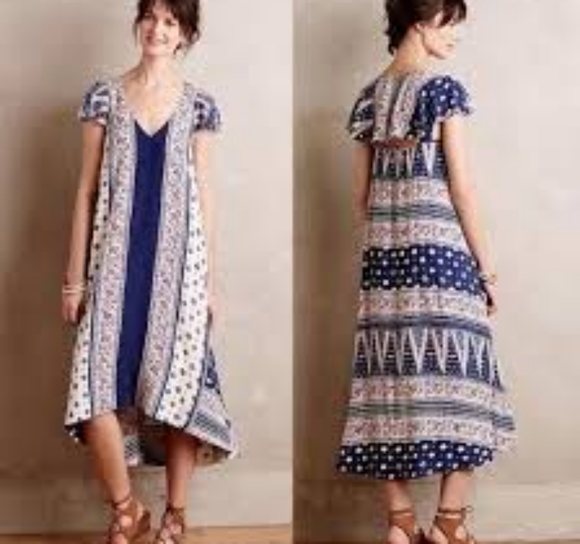 Anthropologie Dresses & Skirts - Anthropologie Maeve Hi-Lo  Summertide Swing Dress, Size M